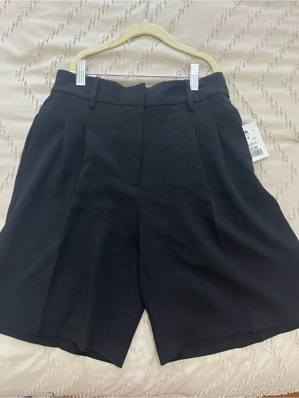 Autres Filles Black Tailored Bermuda Shorts | Size XS